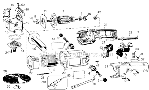 Page A Diagram and Parts List for MTE36 Type 102 Black and Decker Sander Polisher